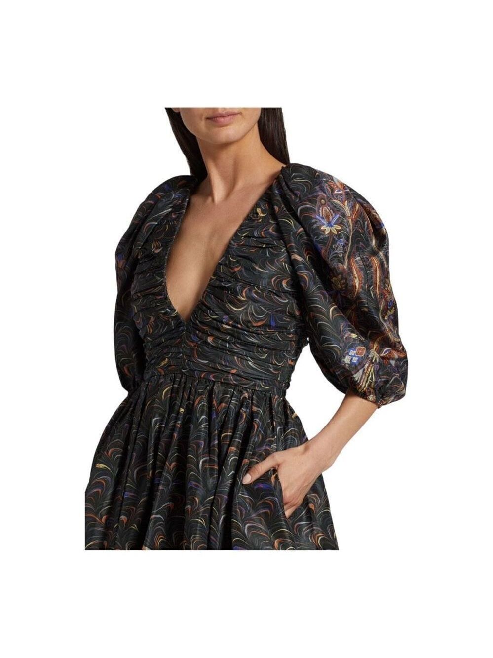 ULLA Johnson Gwen Printed Minidress Size 10 NWT - Picture 3 of 9